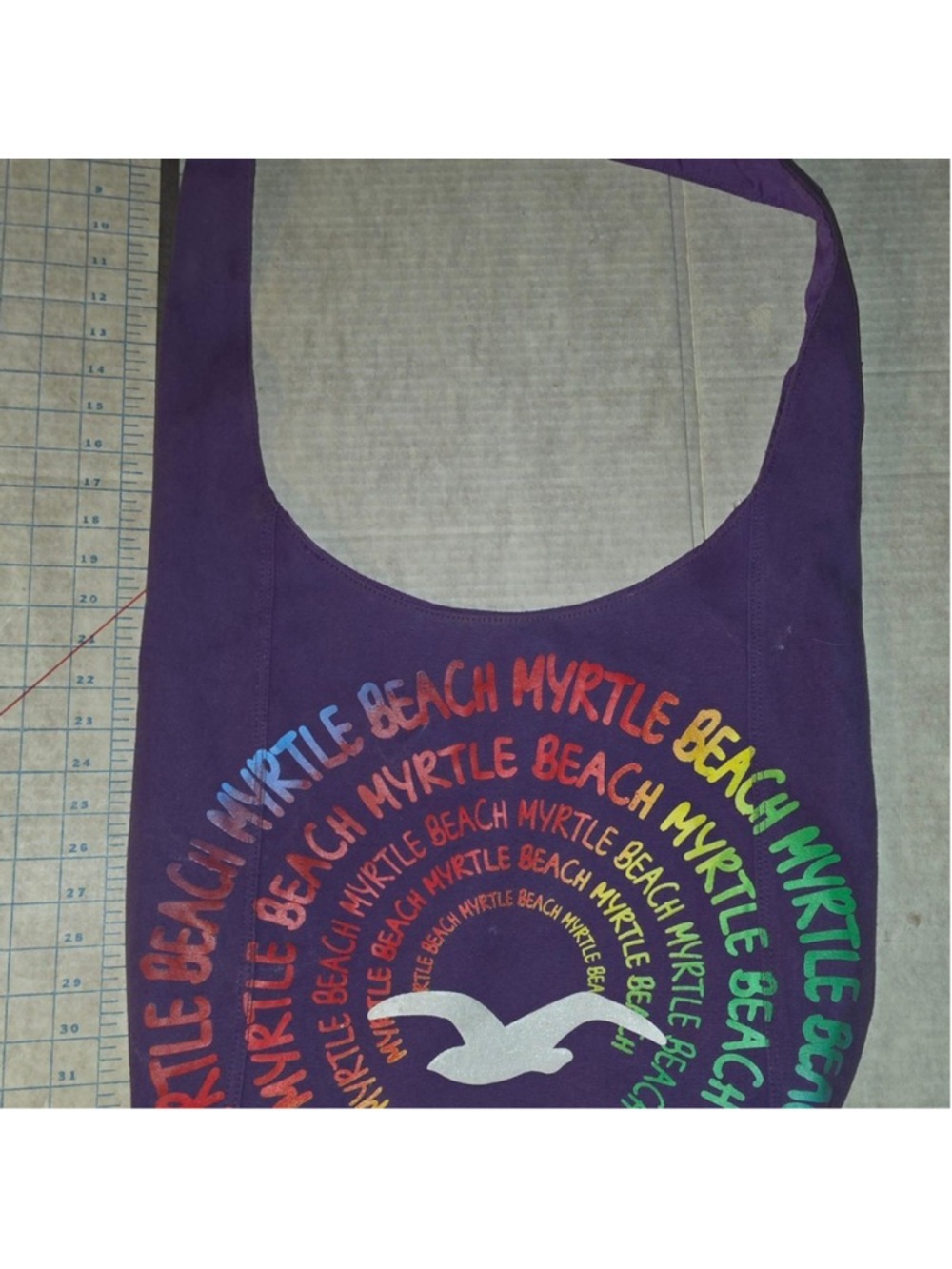 Shantie Accessories Mertle Beach Seagull LARGE 100% Cotton Tote Bag